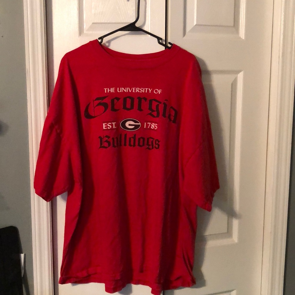red georgia bulldog t-shirt very comfy